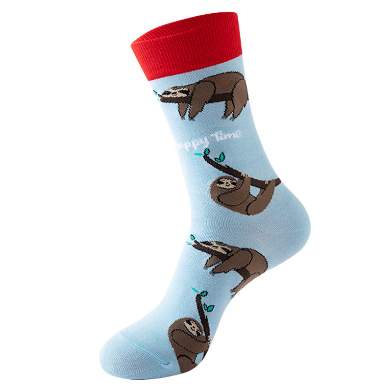 Mid-calf Cotton Animal-themed Socks For Women