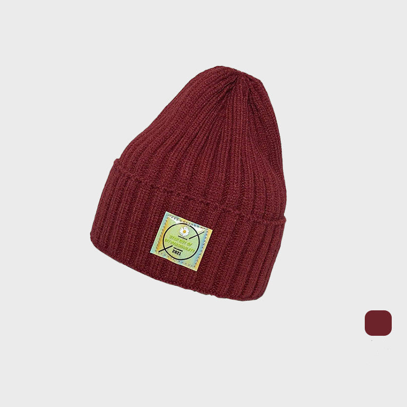 Knitted Autumn And Winter Wool Hat Thin