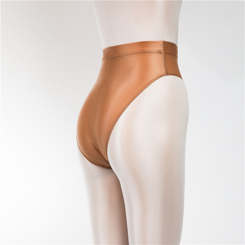 Women's Oily Sheer High Waist Briefs