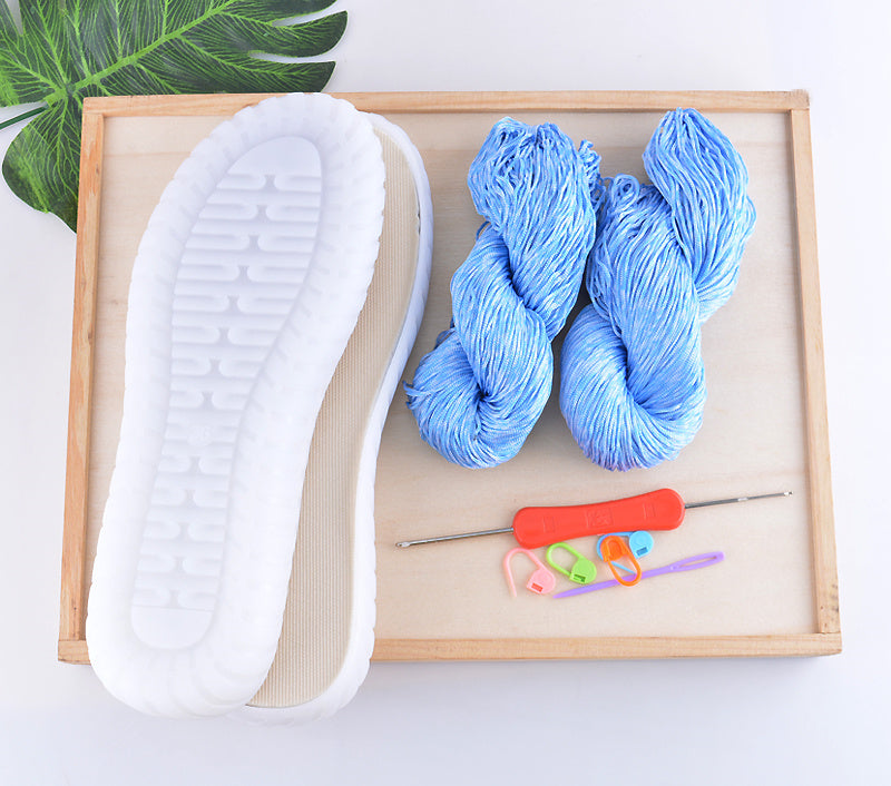 Hollow Thread Cow Tendon Bottom Crystal Hand Woven Material Bag