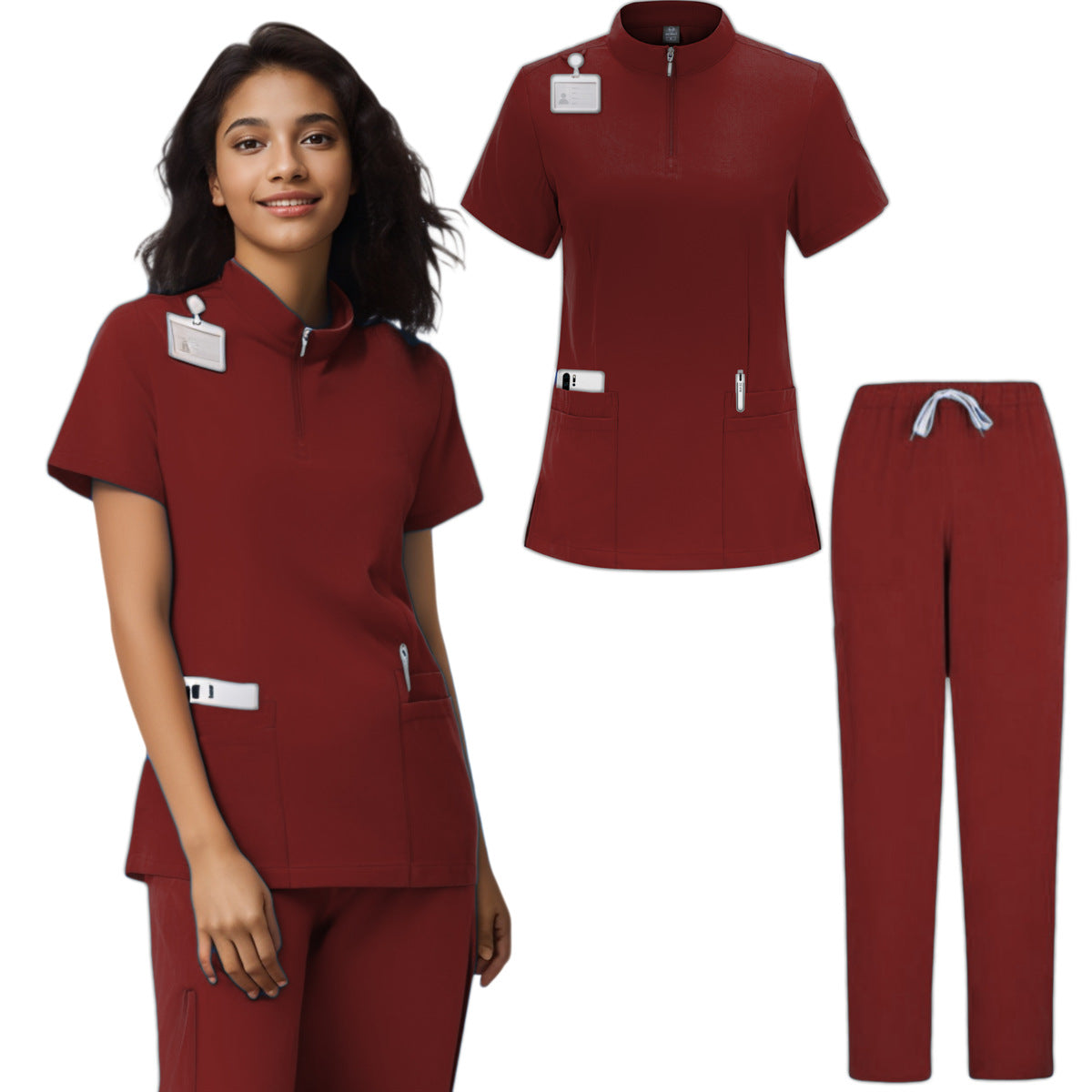 Womens Jogger Pants Hospital Pharmacy Workwear Set