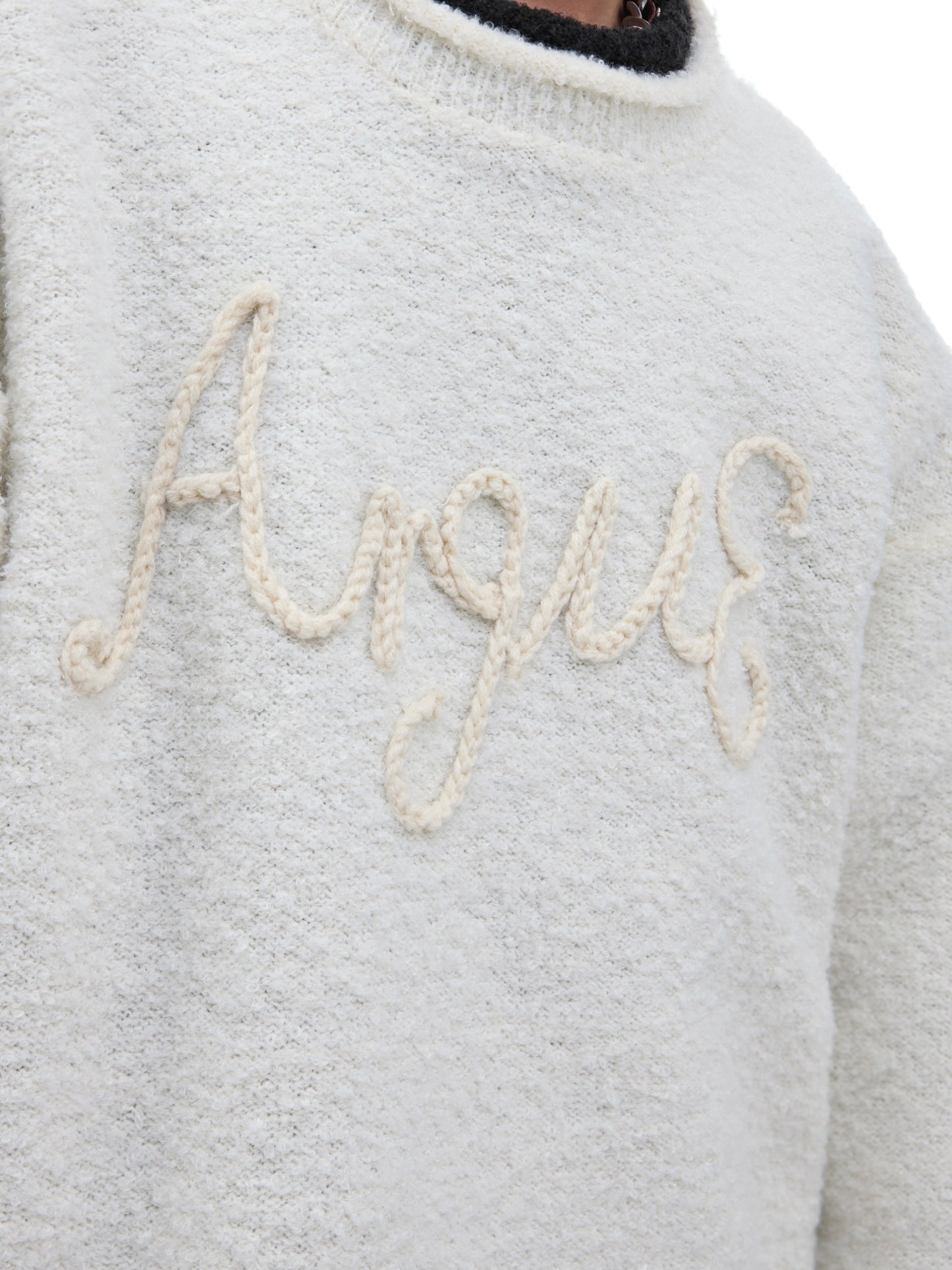 Autumn And Winter Niche Plush Stereo Embroidered Sweater