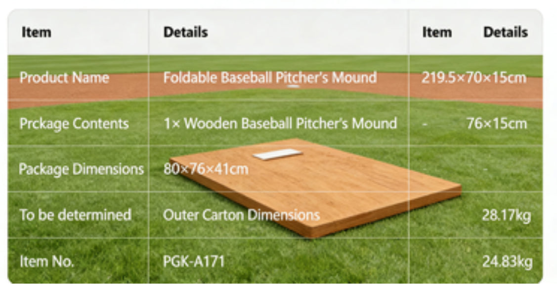 Portable Baseball Training Equipment With Incline Handle