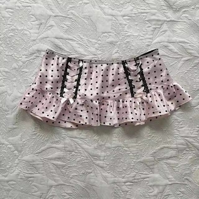 Leopard Print Sexy Hot Girl Skirt Low Waist Fashion Casual