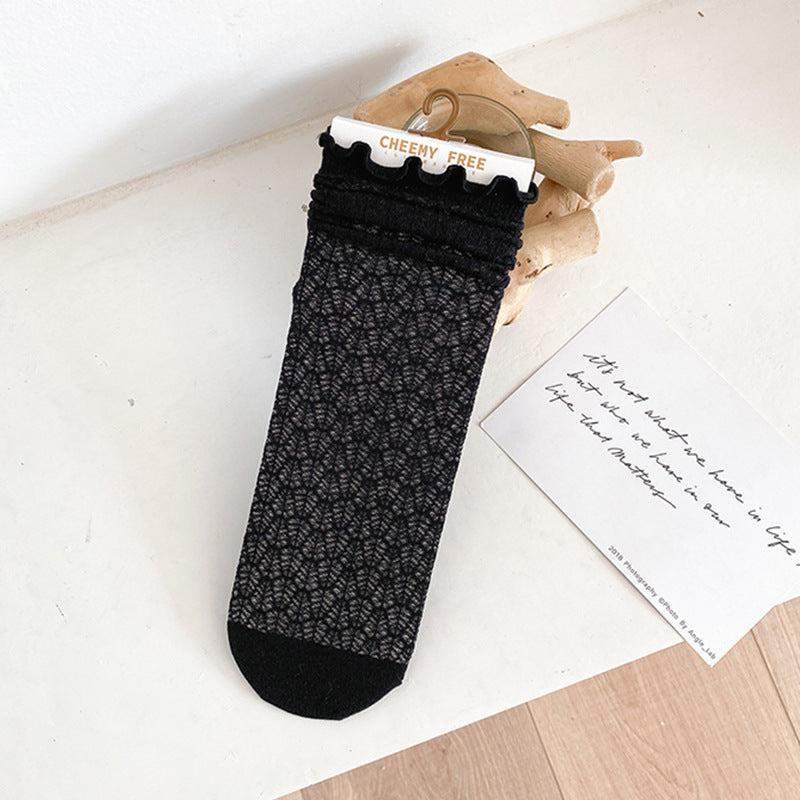 Women's Fashion Mesh Breathable Lace Socks