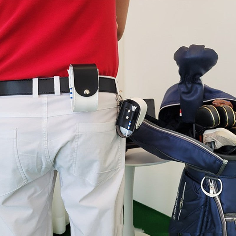 Japansk og koreansk golfkølletaske i læder til udendørsbrug