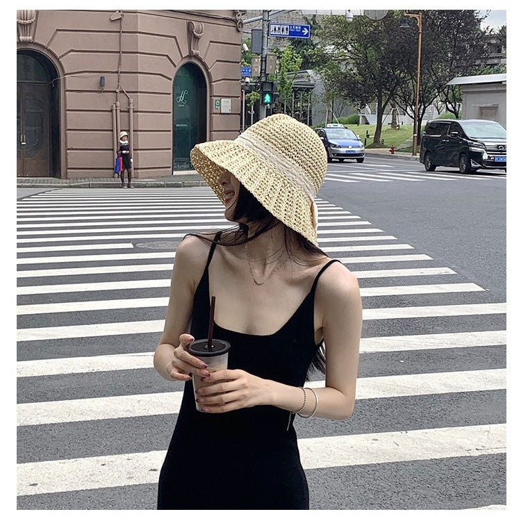 Women's Casual Lace Sun Protection Straw Hat