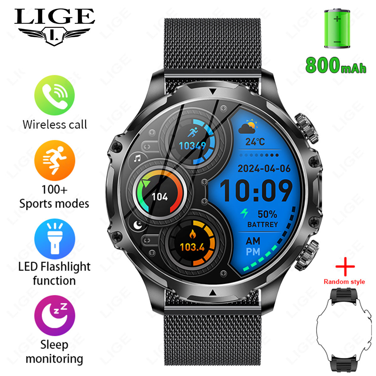 Smart Watch With Bluetooth Calling