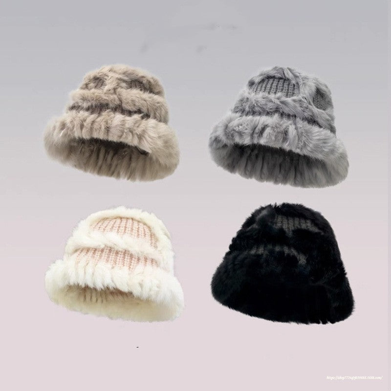 Rabbit Fur Hat Women's Fur Autumn And Winter Style