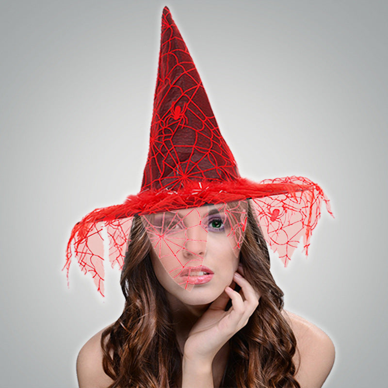 Heksehat i net til Halloween Rekvisitter