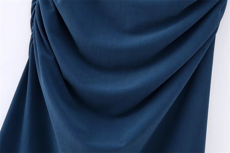 Ensfarvet Slim Fit Nederdel til Kvinder