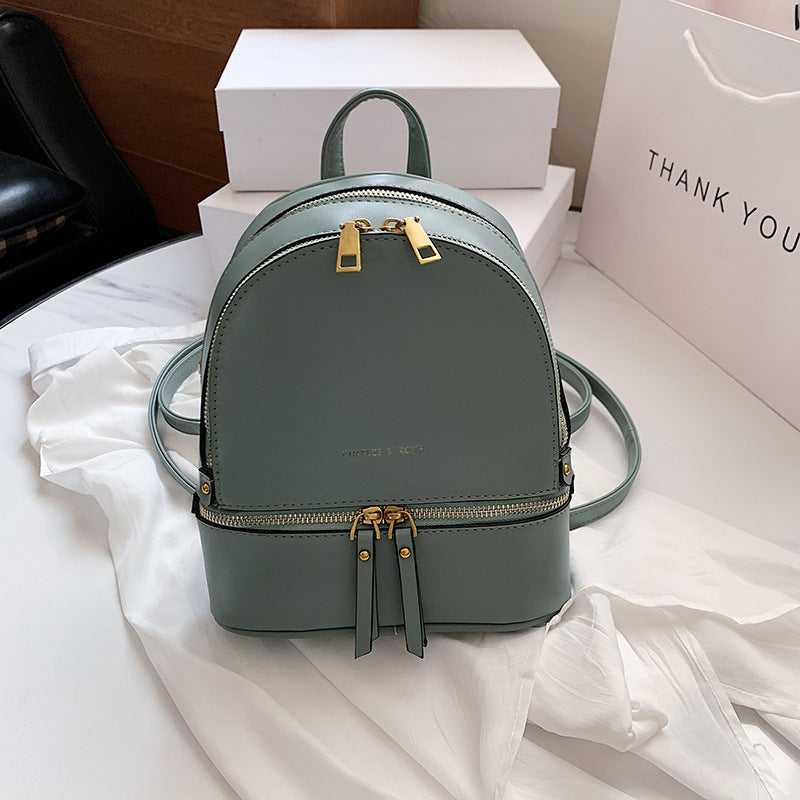 Casual Pu Simple One Shoulder Small Backpack