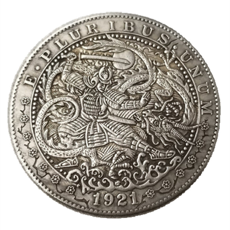 Samurai Vagrant Silvering Commemorative Coin