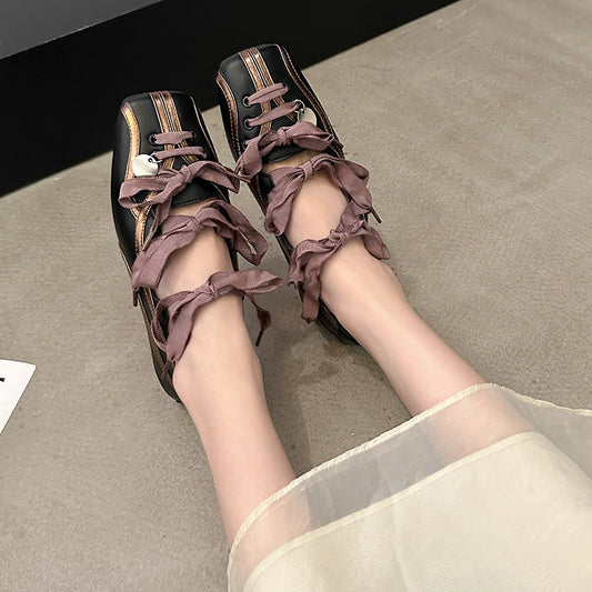 Mary Jane Shoes Flat Bottom Sports Shoes