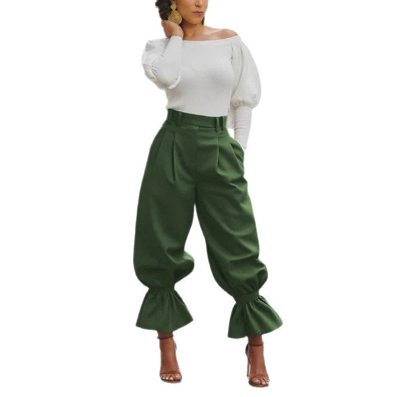 Elegant Casual Fashion Loose Casual Pants Lantern Trousers