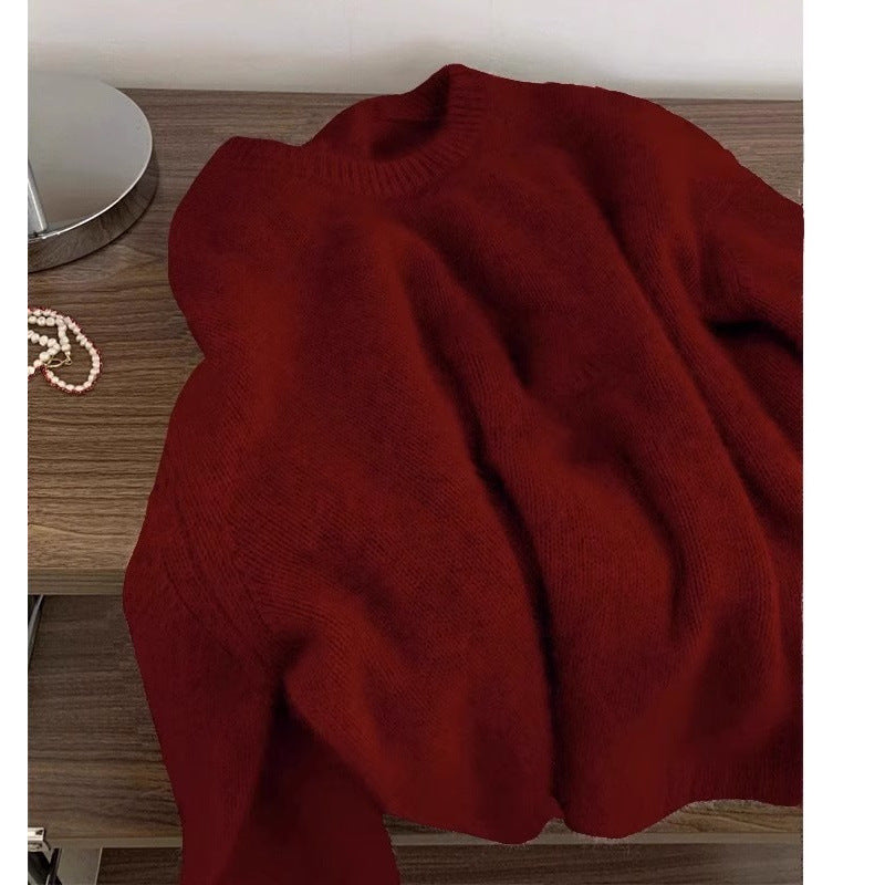 Soft Glutinous Pullover Women's Winter
