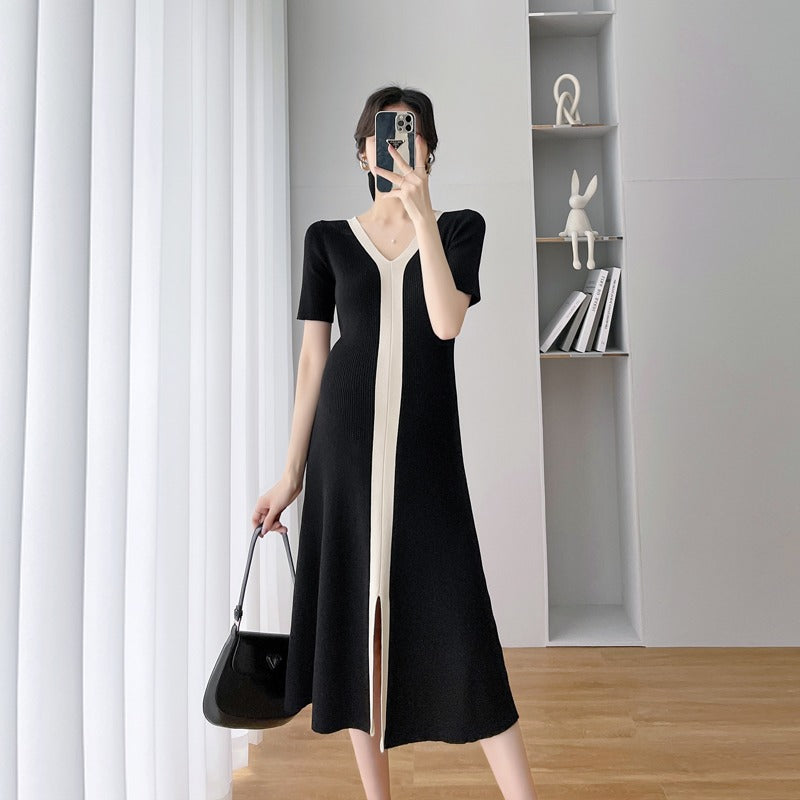 Slim Fit And Slim Knit High Stretch Dress
