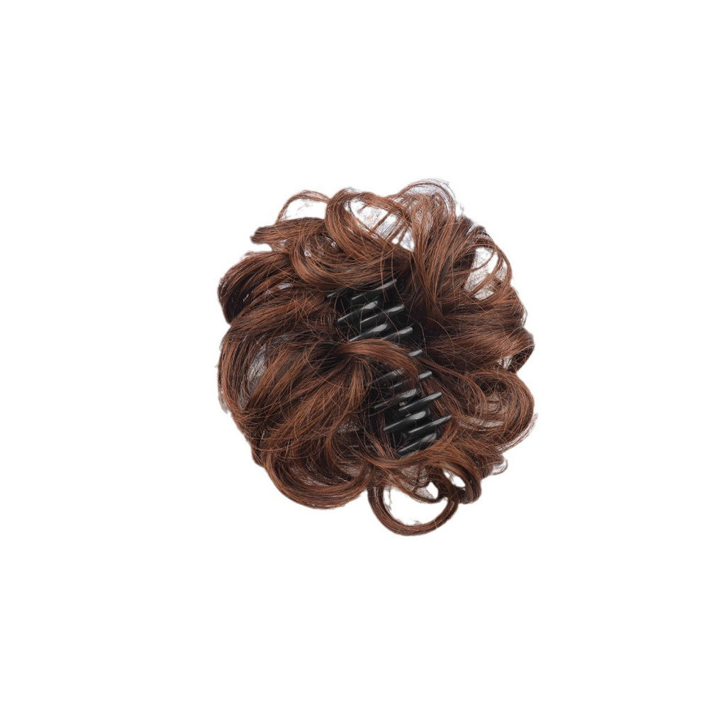 Messy Bun Hårsløjfe Fluffy Hårelastik