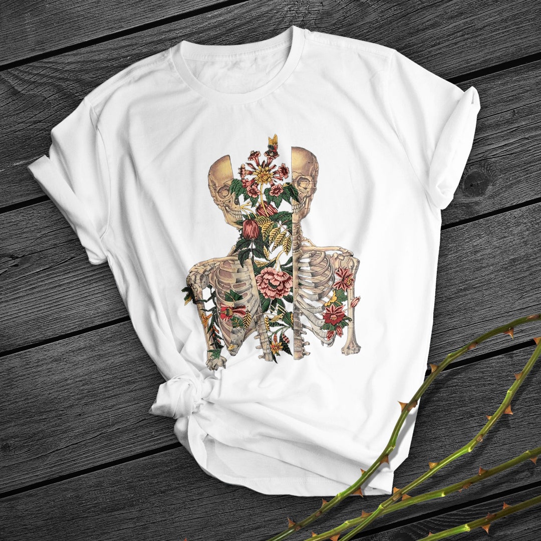 Alive Print Short Sleeves On Inner T-shirt