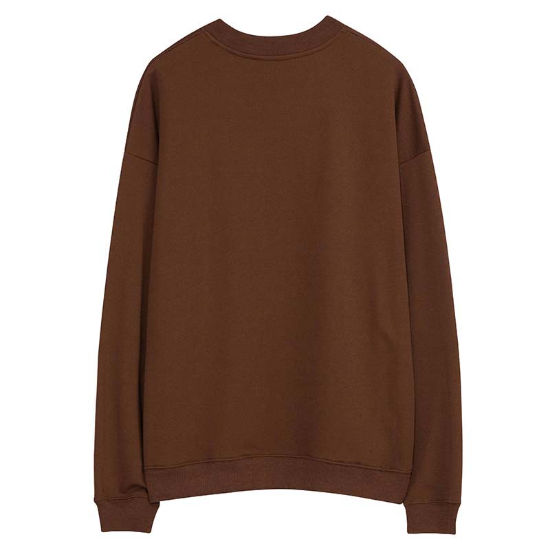 American Fashion Brand Letter Hamburg Print Long Sleeve Top