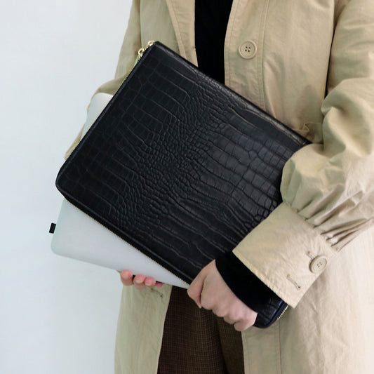 PU Leather Liner Portable Anti-fall Protective Case Clutch