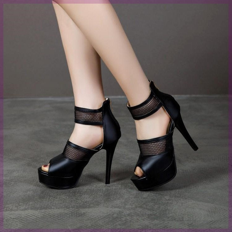 New Super Stiletto Fish Mouth Sandals Platform