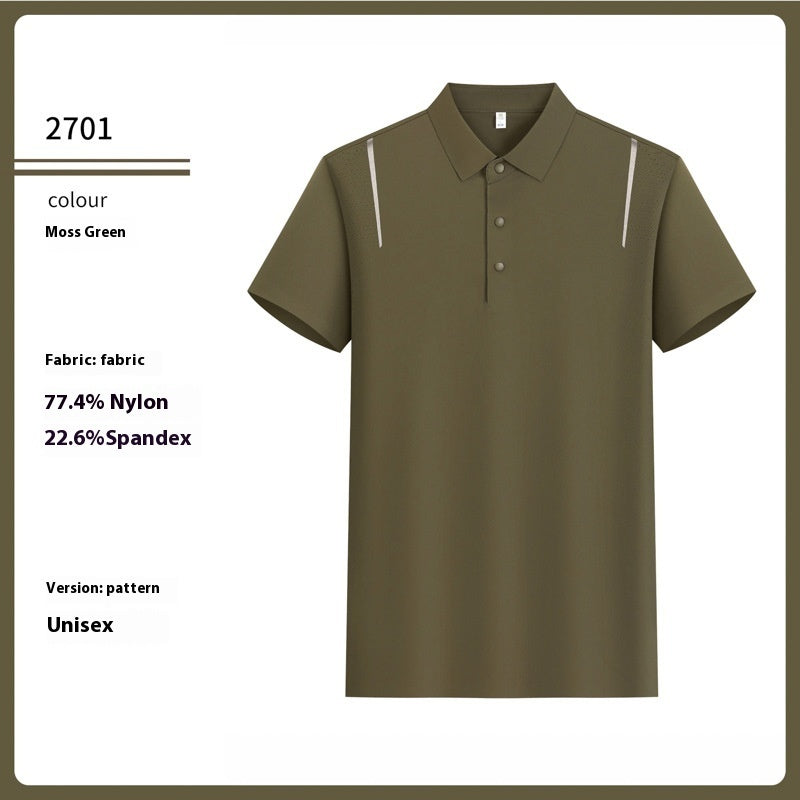 Male Leisure Sports And Leisure Breathable Polo T-shirt