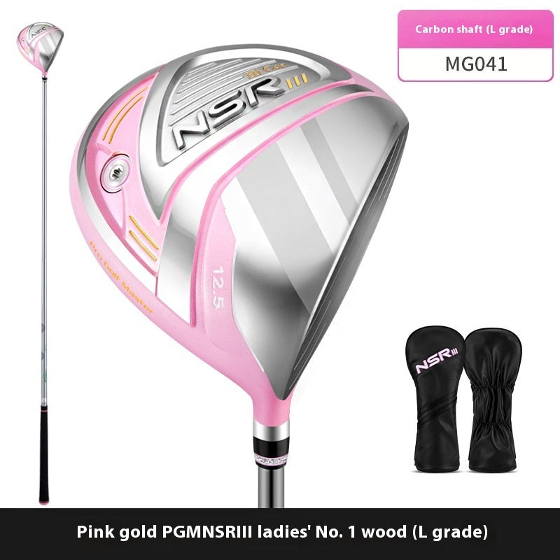 PGM Golf Club Ladies No 1 WoodNo 3No 5 Serve Wood Rod Titanium No 1 Carbon Rod High Rebound