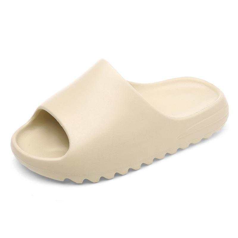 Children Stepping On Shit Slippers Wearing Thick Soles
