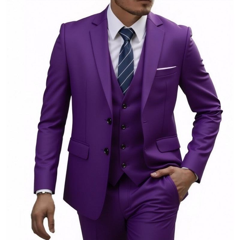 Three-piece Men's Wedding Best Man Suit