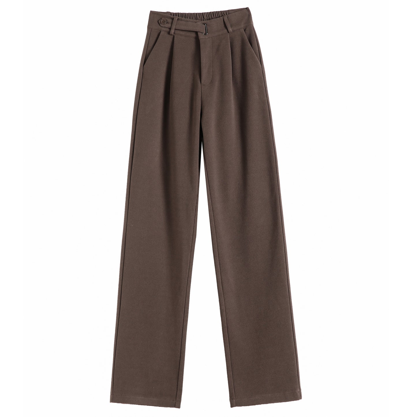 Female Autumn And Winter Loose Casual Woolen Straight-leg Pants