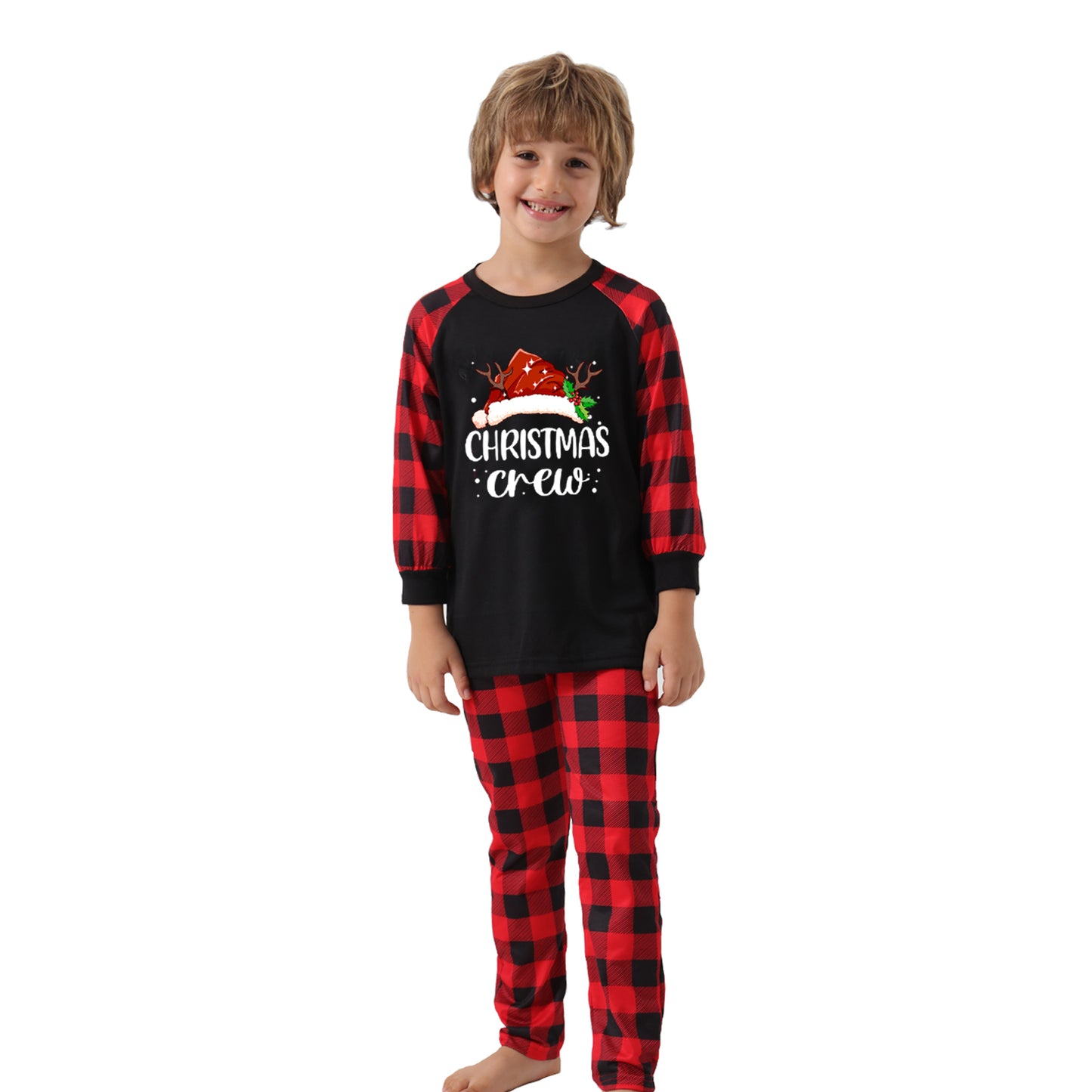 Jule-forældre-barn Hjemmetøj Pyjamas Sæt