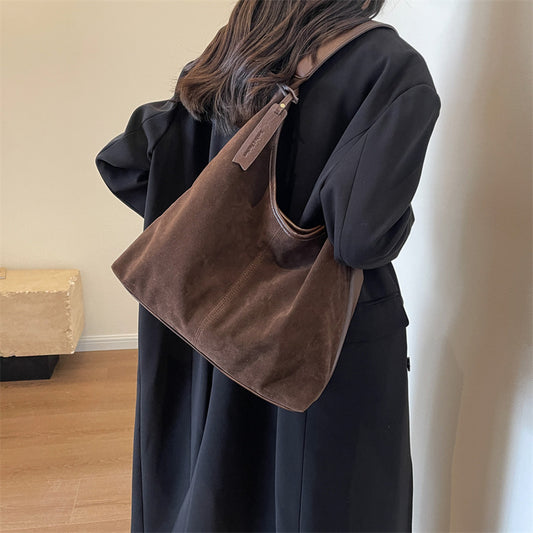 Stylish Minimalist And Laid-back Large-capacity Tote Bag For Women