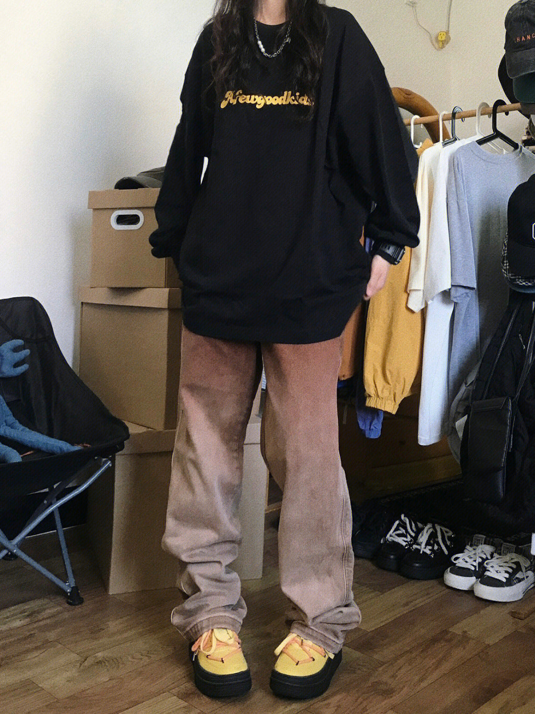 American Retro Minority Sweater Women's New Loose Oversize Student