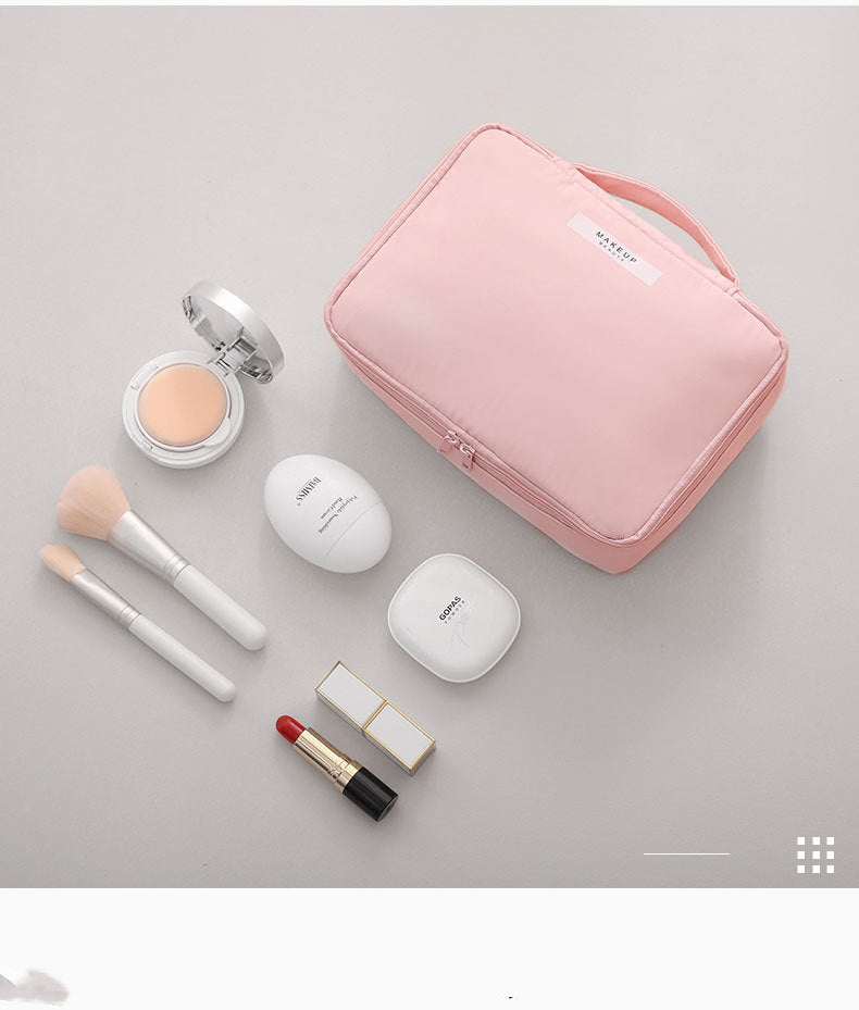 Portable Cosmetics Net Red Toiletries Bag