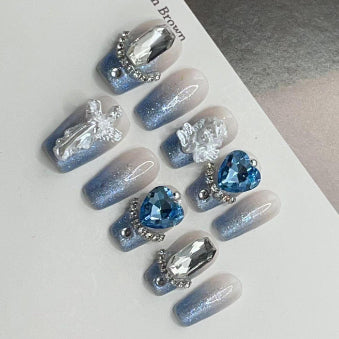 Women's Handmade Cat's Eye Wear Nail Tip