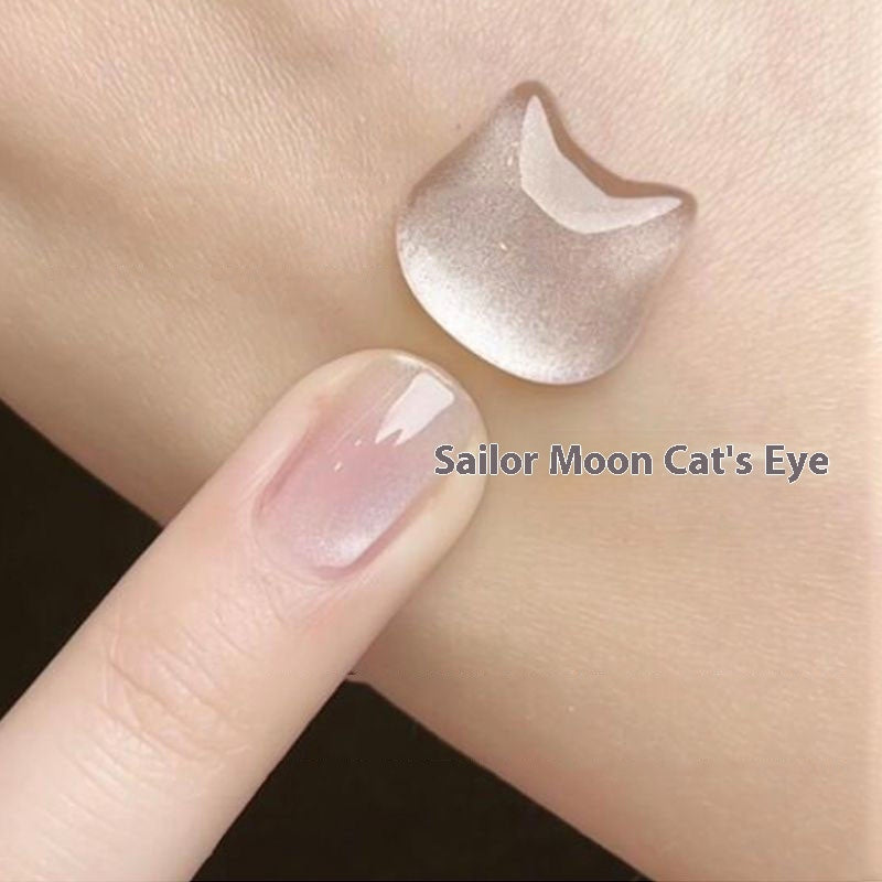 New Micro Glass Bead Crystal Cat's Eye Gel Nail Polish