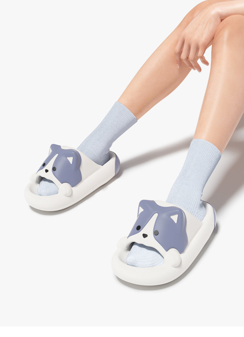 Corgi Slippers Women's Summer Indoor Furniture