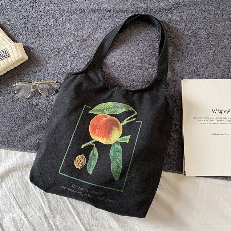 Insimple Handheld Printed Canvas Bag