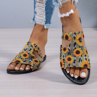 Women's Breathable Multicolor Printing Sandals