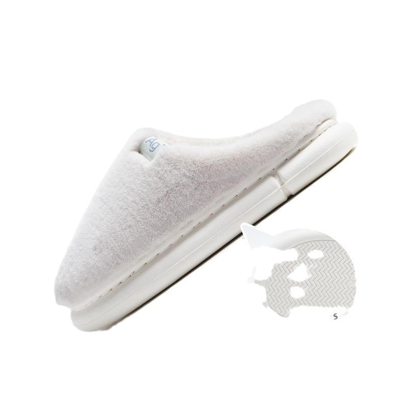 Indoor Odor Proof Plush Slippers With Anti Slip Properties