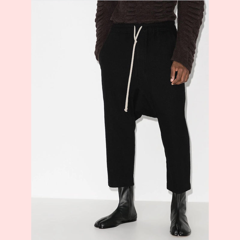Harlan Loose Hanging Crotch Cropped Pants