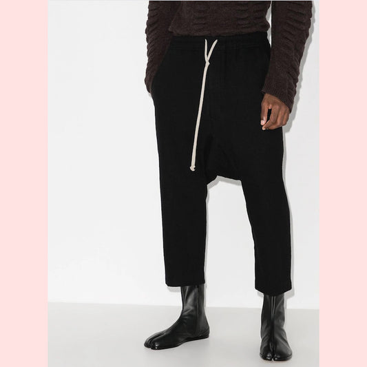 Harlan Loose Hanging Crotch Cropped Pants