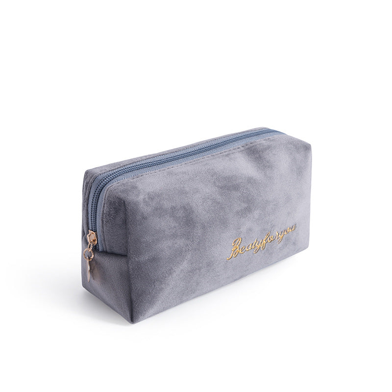 Flannel Cosmetic Storage Bag Tote Cloth