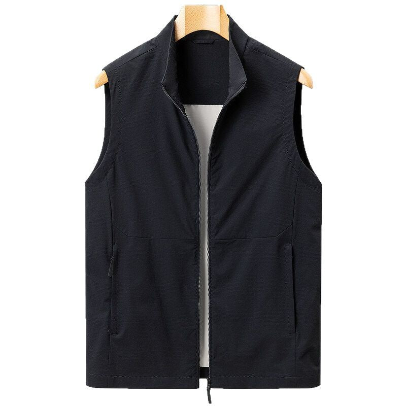 Men's Casual Sleeveless Jacket Non-ironing Anti-wrinkle