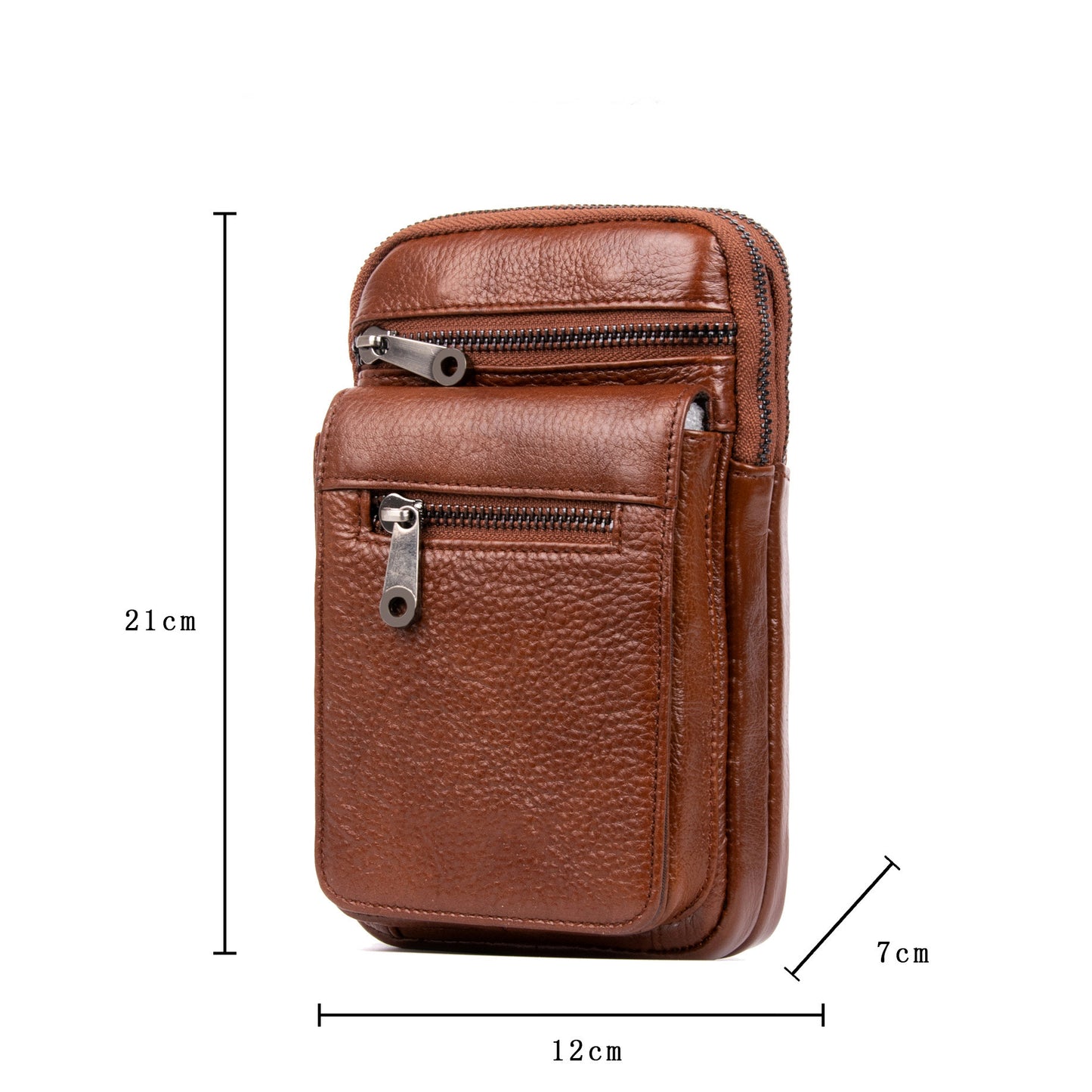 Men's Fashion Simple Solid Color Waist Bag
