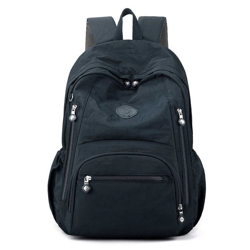 Waterproof Computer Bag Backpack Women's Multi-pocket Coverable Handle