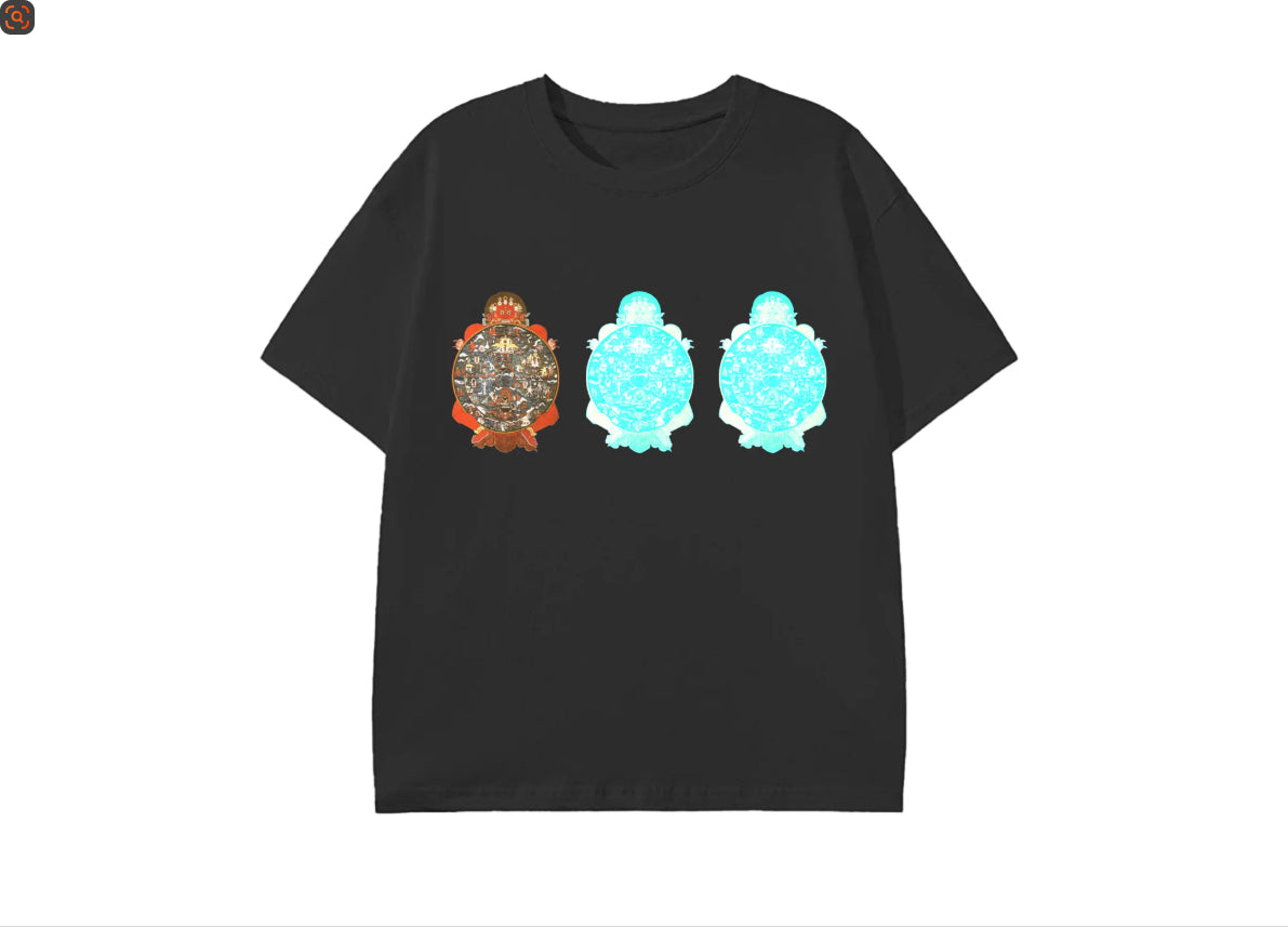 Boba Love Friend Loose Round Neck Print T-shirt