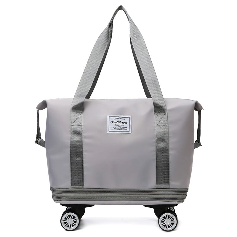 Universal Wheel Expandable Luggage Oversized Capacity Travel Bag