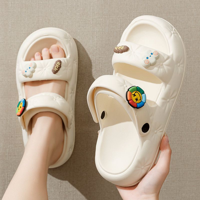 Women's Cartoon Silent Anti Slip Thick Sole Sandals